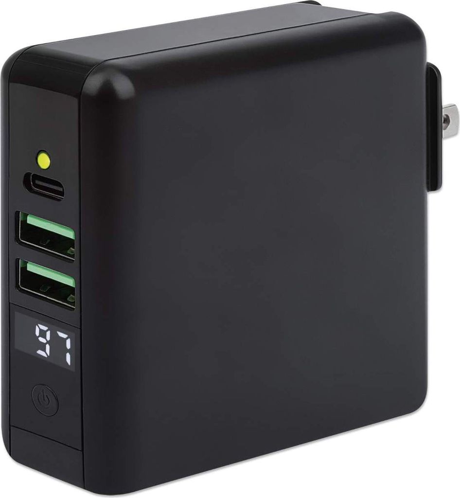 MANHATTAN 4in1 Reiseladegerät und Powerbank 8.000mAh