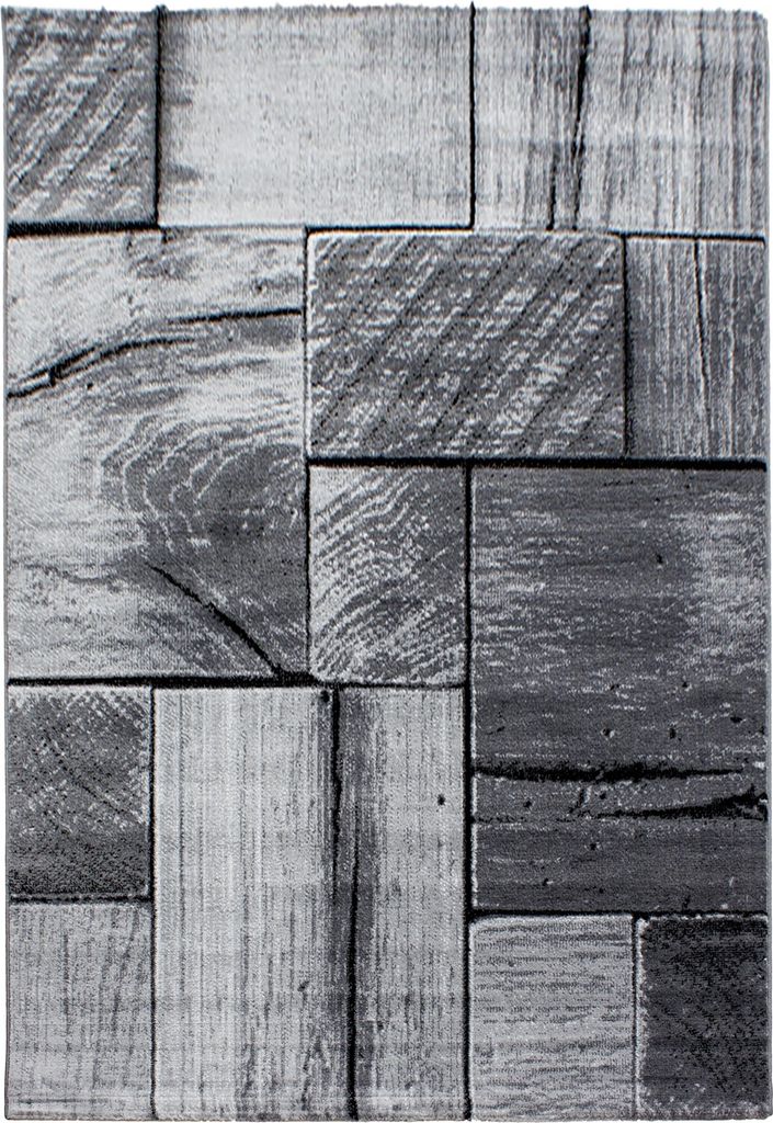 Parma Lami teppich kurzflor rechteckig 140x200cm schwarz