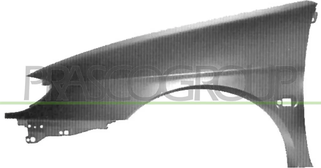 Aile Avant Gauche en Acier pour Megane I - Pièce Prête à Peindre Prasco