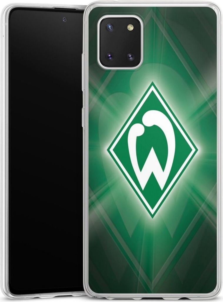 DeinDesign Slim Hülle für Samsung Galaxy Note 10 lite Silikon Case Ultra Dünn Handyhülle Offizielles Lizenzprodukt SV Werder Bremen Wappen