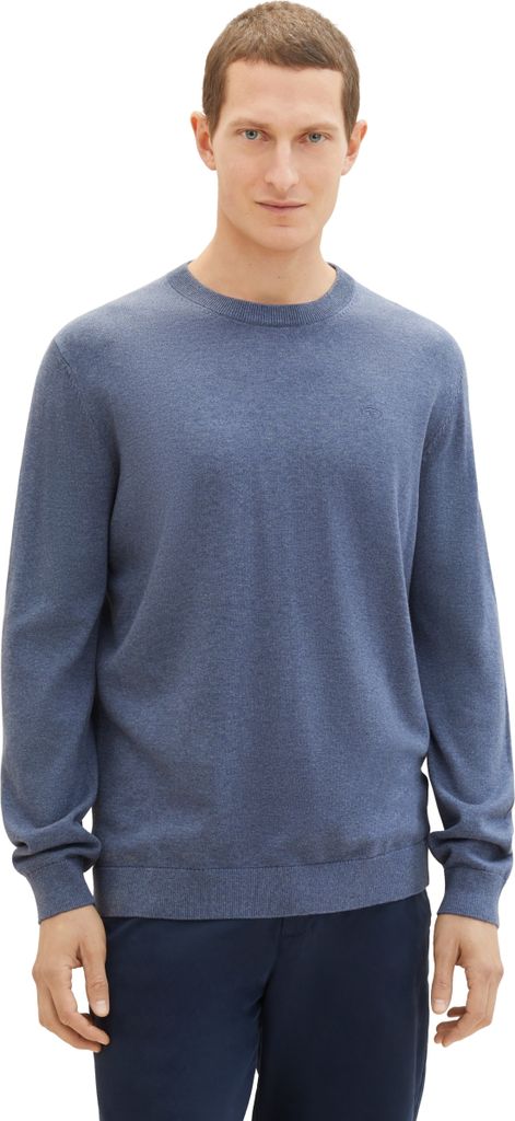 TOM TAILOR BASIC CREWNECK KNIT Herren Pullover