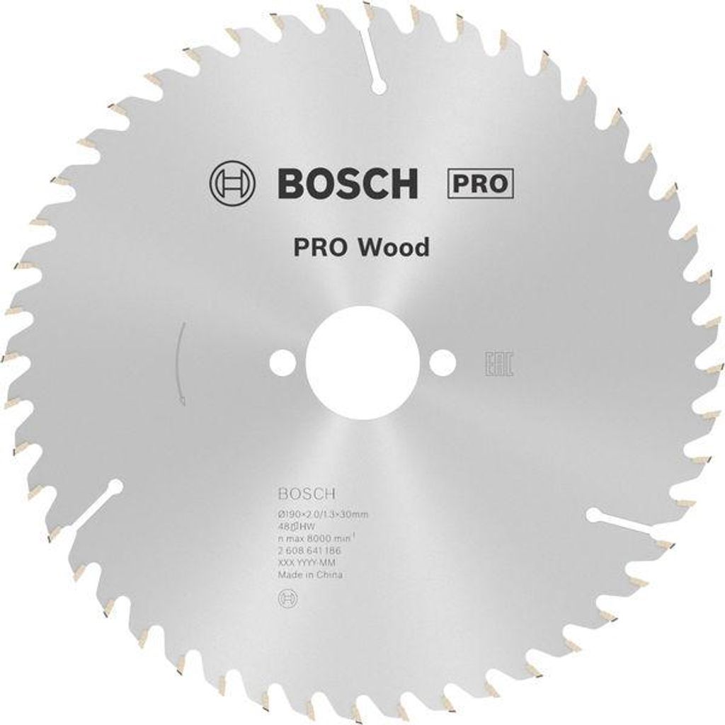 PRO Wood Kreissägeblatt, 190 x 2 x 30 mm, Z48 Produktbild 