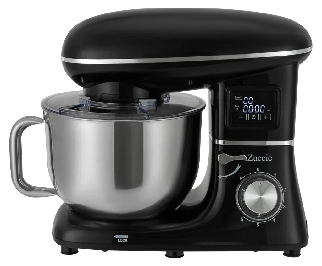Robot pâtissier multifonction avec bol 6,5L et écran LCD 1500 Watts