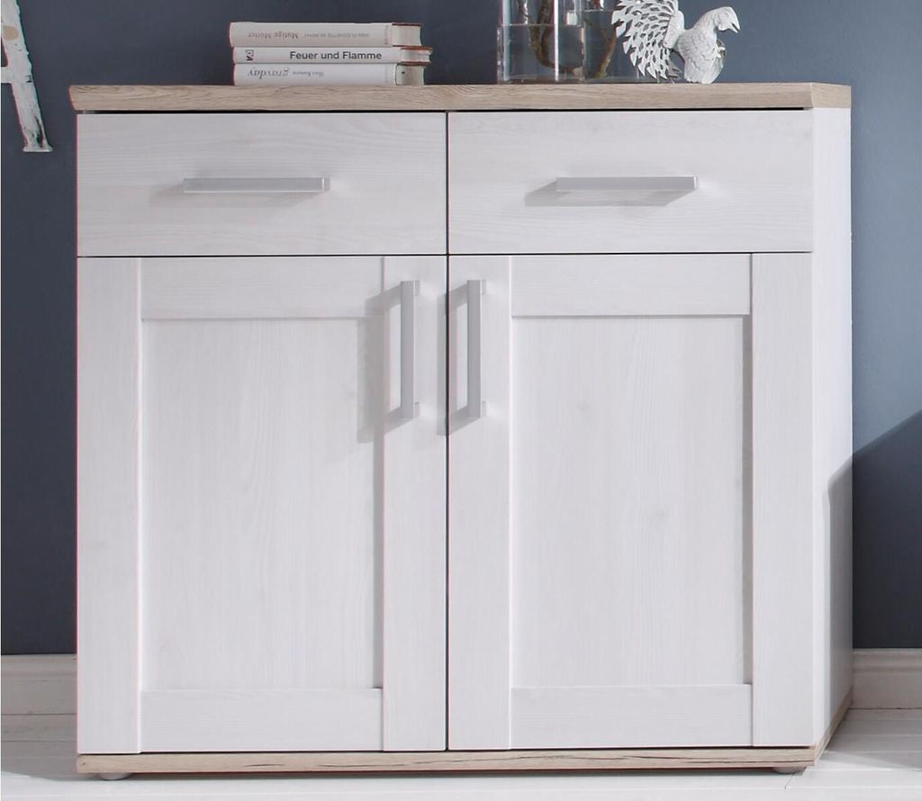 Schuhschrank >Barbara< in Sibiu-Lärche - 96x91x38cm Produktbild 
