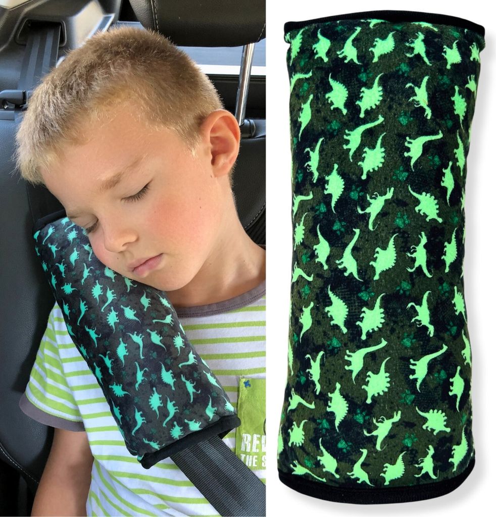 HECKBO Dino Auto Schlafkissen für Kinder - Produktbild 
