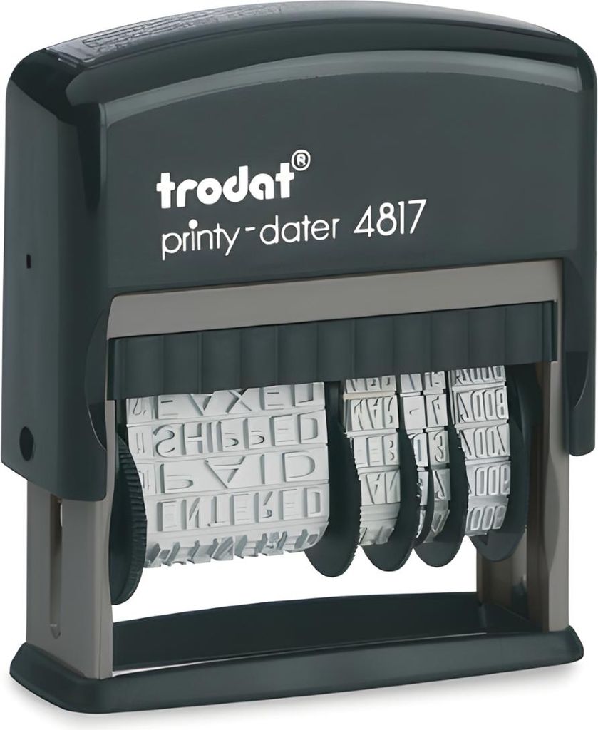 trodat Wortdrehstempel Printy DE m. Datum DB 4817 Produktbild 