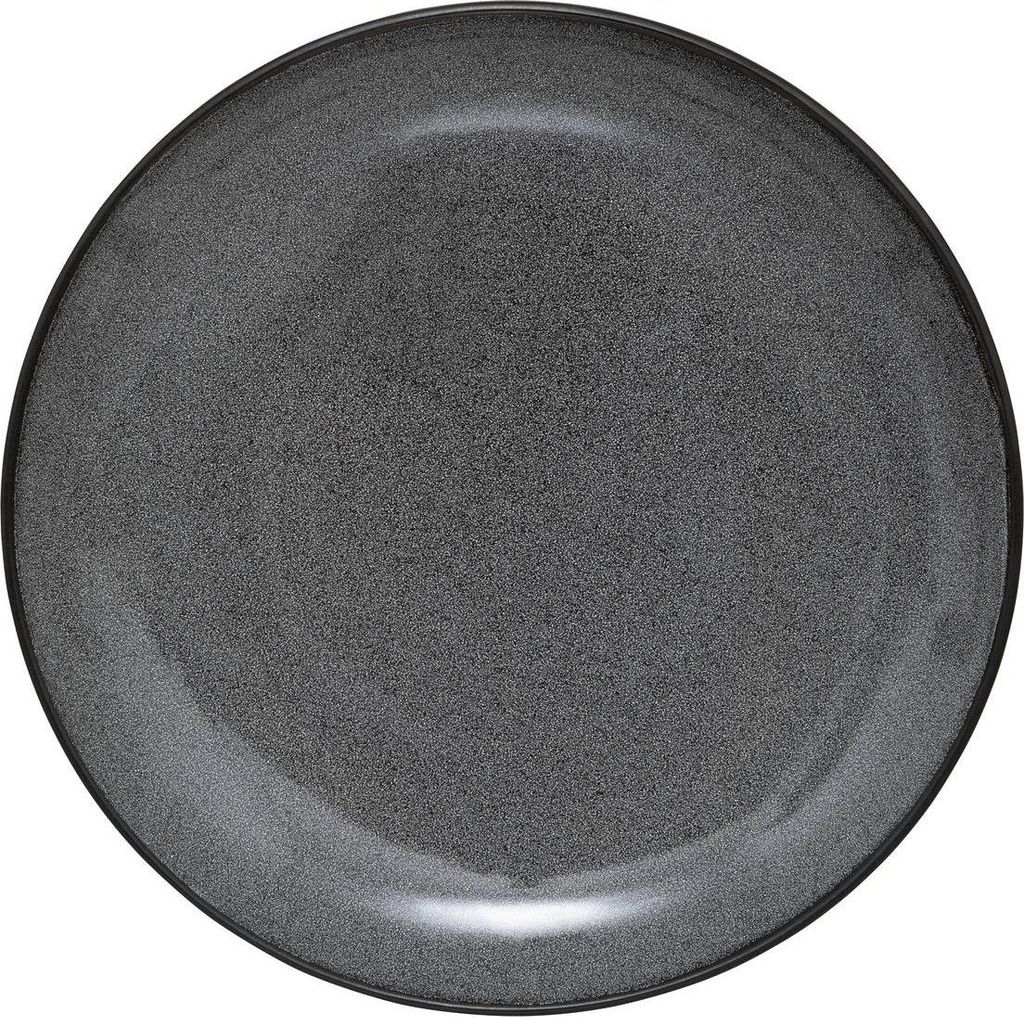 Speiseteller "diane" aus grauer keramik d27cm - SG Secret de Gourmet