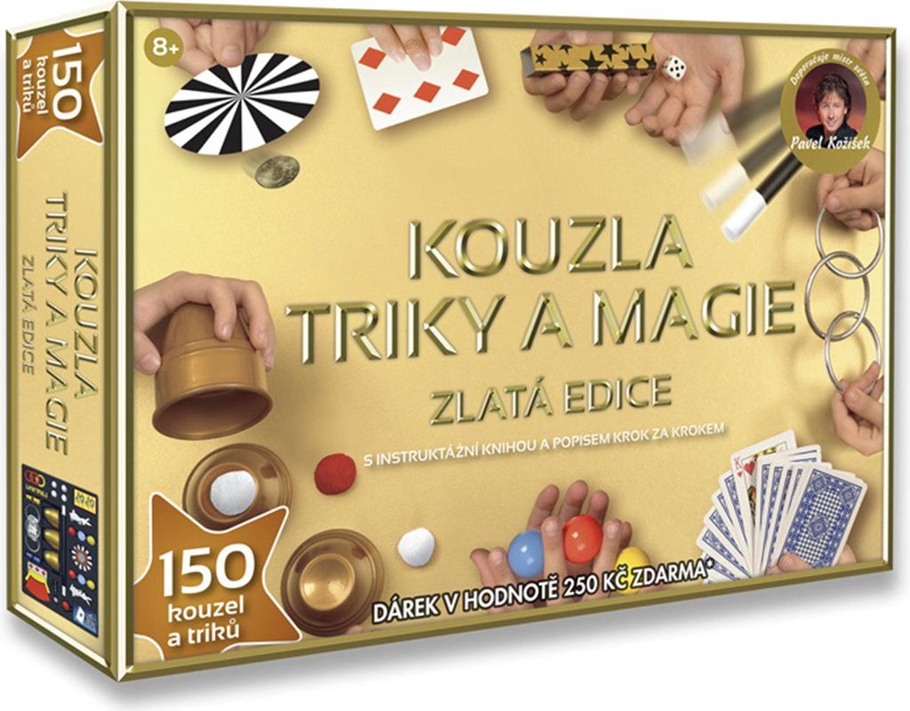 Kouzla triky a magie - Zlatá edice 150 triků Obrázek produktu 