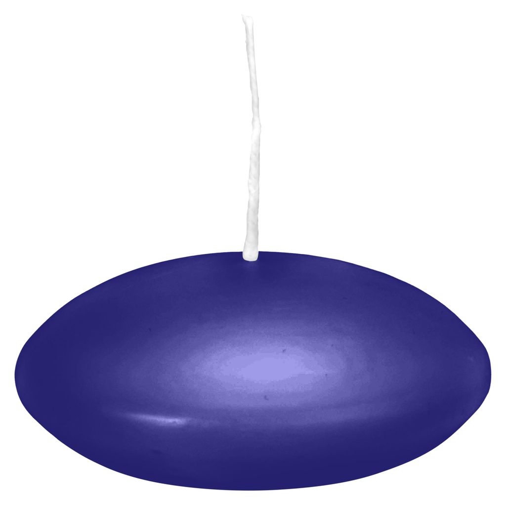 Schwimmkerzen Royalblau 40 x Ø 80 mm, 8 Stück