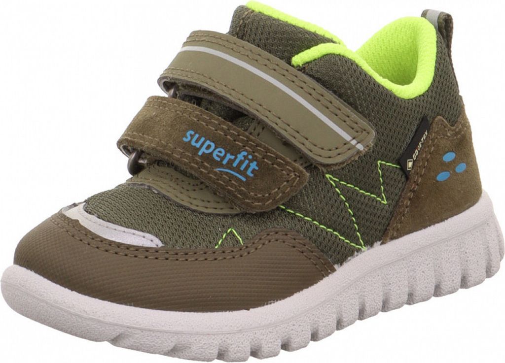 Superfit Sport 7 Mini Jungen Halbschuhe in Grün, Größe 27
