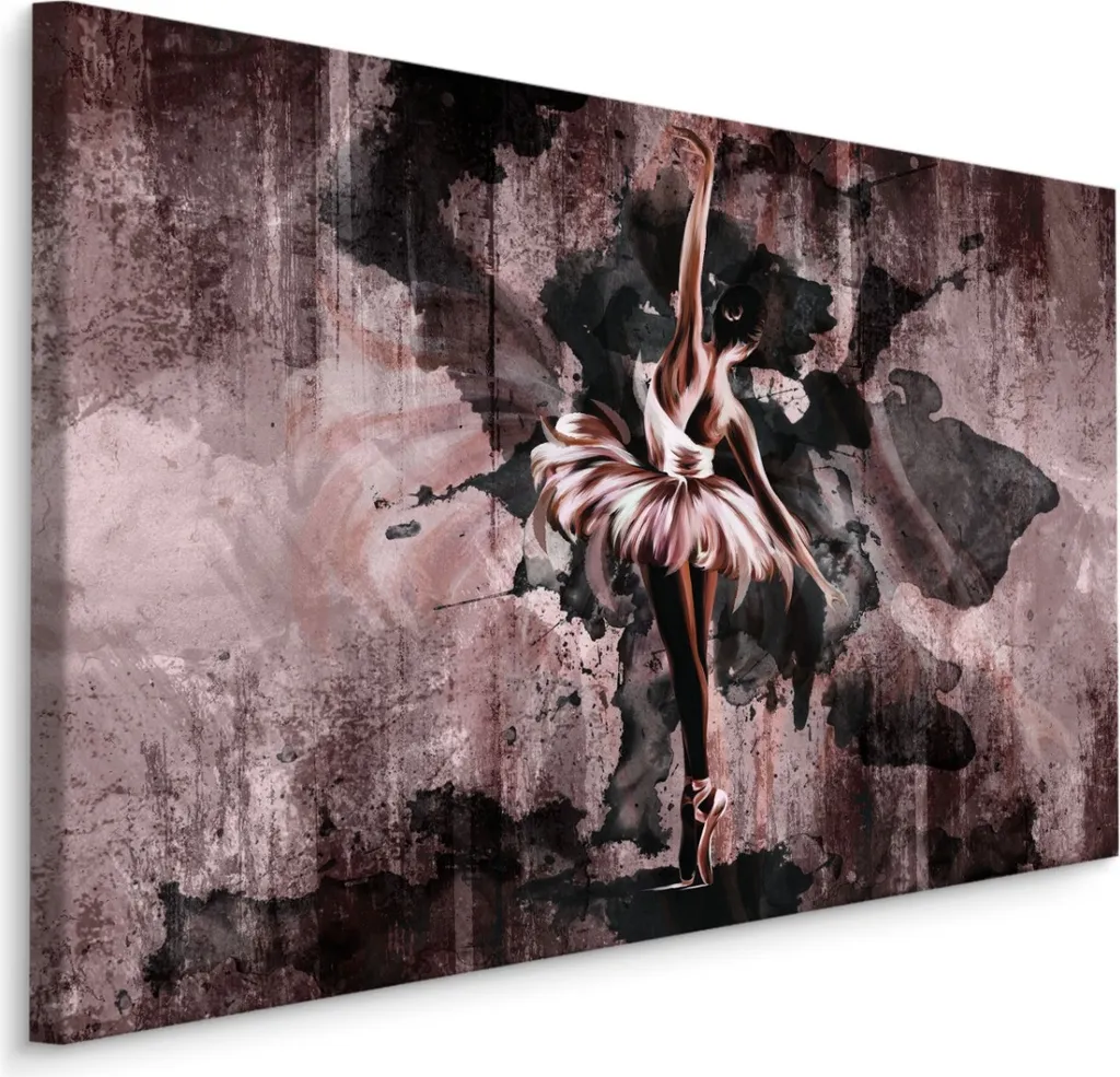 Stampa su Tela Ballerina 120x80cm Muralo | Arte Moderna Danza Classica