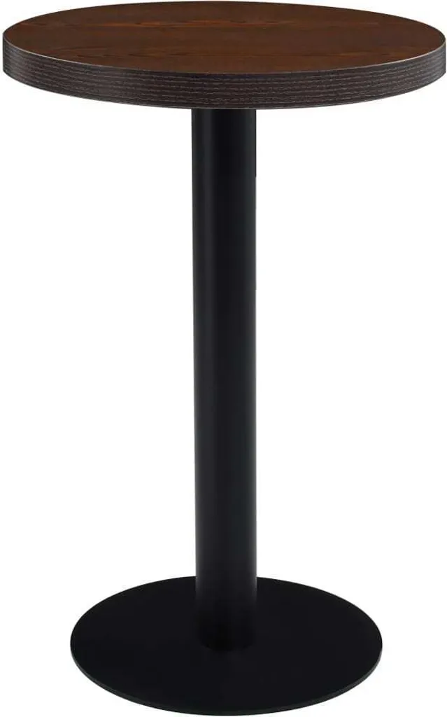 Tavolo da Bistrot Marrone Scuro 50 cm MDF | Eleganza Vintage per Bar