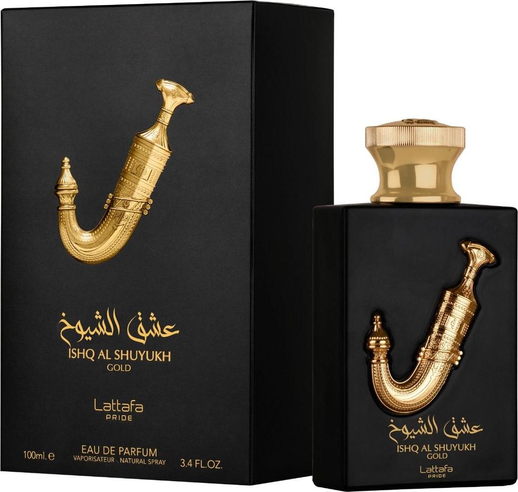 Ishq Al Shuyukh Gold Lattafa Pride Eau de Parfum - Eau De Parfum 100ml Caramel, Saffron, Tonka Bean, Suede Leather