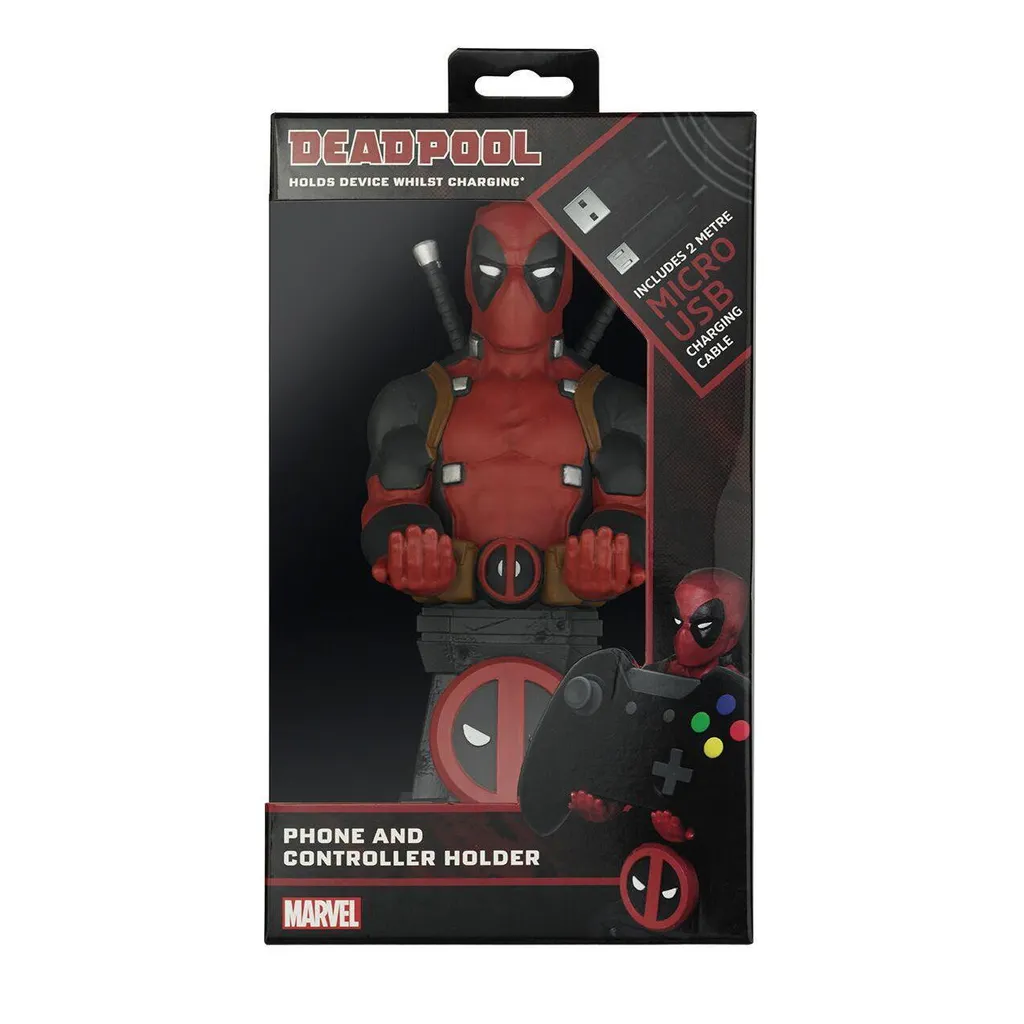 Support de Charge Figurine Deadpool Marvel pour Manette et Smartphone - 7