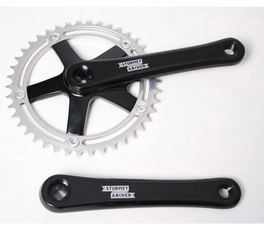 Pédalier Sturmey Archer FCT62 Noir 42T 170 mm - Transmission Mono Vitesse