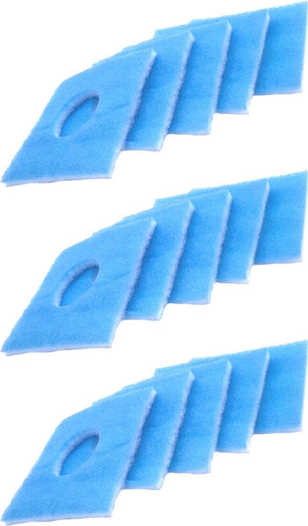 15x Trade-Shop Luftfilter / Staubfilter / Ersatzfilter kompatibel mit Limodor Limot Lüfterserie F Typ D, LF, ELF ersetzt F-LF/5, 00010