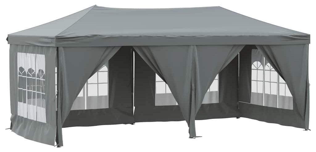 vidaXL Partyzelt Faltbar mit Seitenwänden Anthrazit 3x6 m Produktbild 