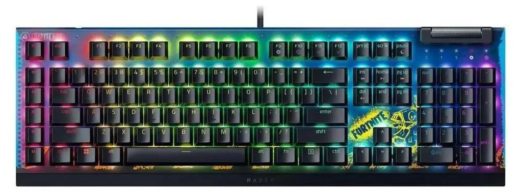 Razer BlackWidow V4 X Fortnite Edition - Clavier Gamer Yellow Switches