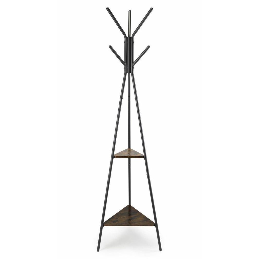 Wieszak na płaszcze Loft 49x49x179 cm czarno-brązowy Zdjęcie produktu 