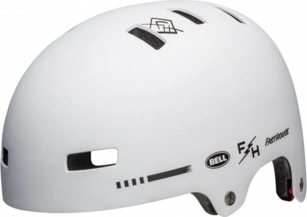 Casque Bell Local ajustable blanc taille M avec coque ABS rigide