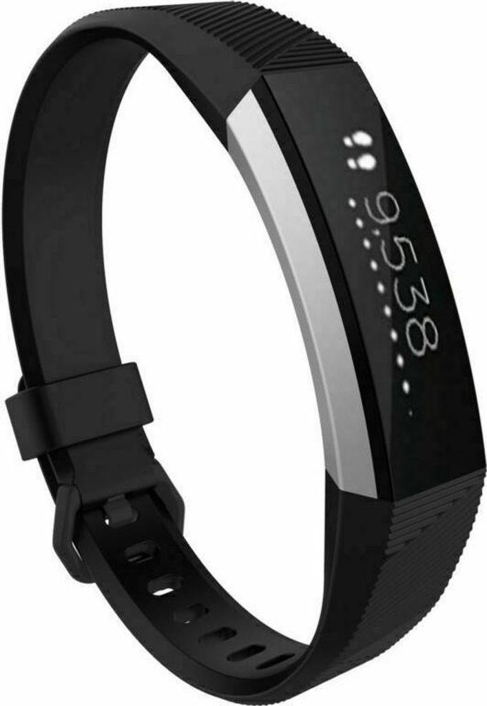 Silikon-Smartwatch-Armband – Passend für Fitbit Alta / Alta HR – Schwarz – Strap-it Uhrenarmband – Größe: S