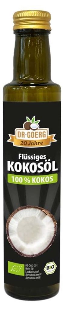 Flüssiges Kokosöl - 100% Kokos 250ml Produktbild 