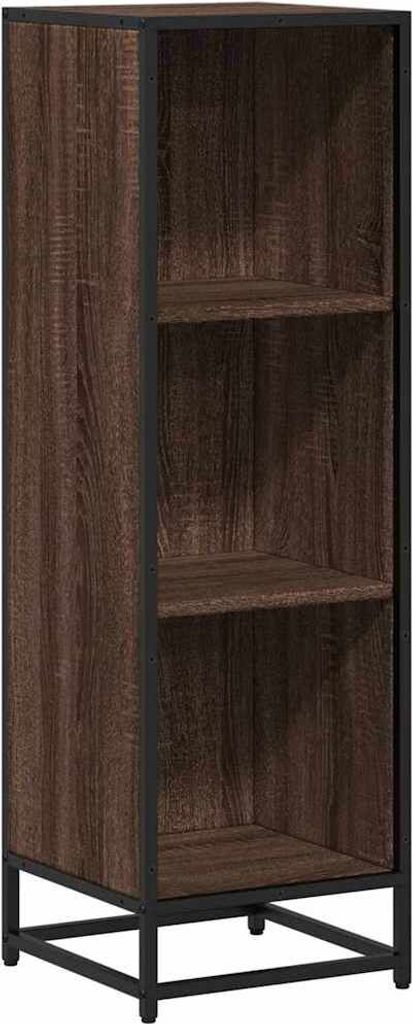 Bücherregal Braun Eichen-Optik 33,5x33x107,5 cm Holzwerkstoff