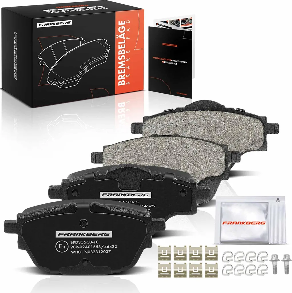 Plaquettes de Frein Arrière Anti-Bruit pour Peugeot 3008 308 et 508 SW