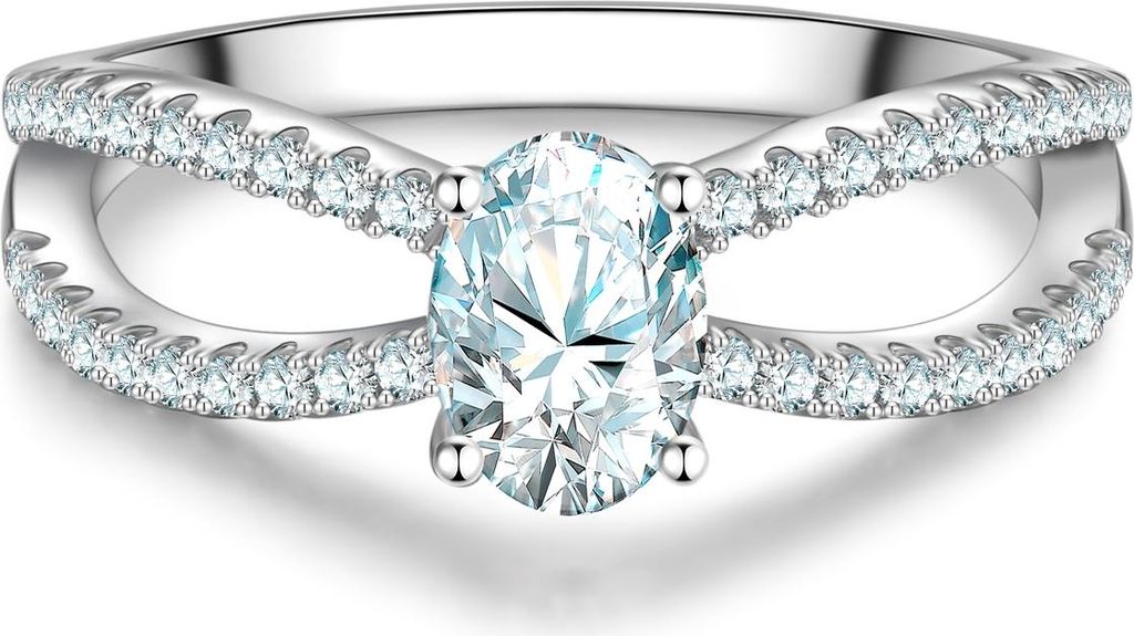 Trilani Infinity Ring Sterling Silber Zirkonia 50030181 58