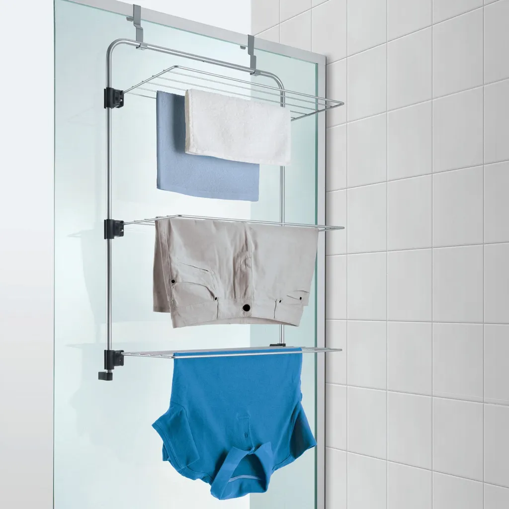 Étendoir à linge suspendu Metaltex - Séchoir vertical gain de place