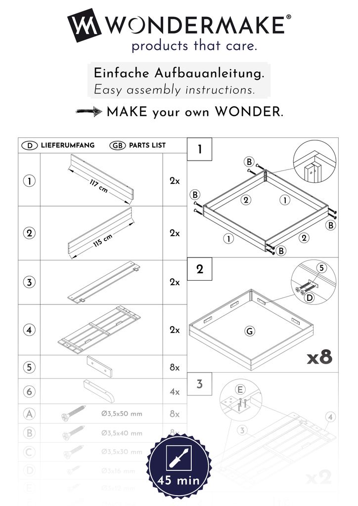 WONDERMAKE® Dizajnové pieskovisko s krytom, vekom, lavičkou Obrázok produktu 7