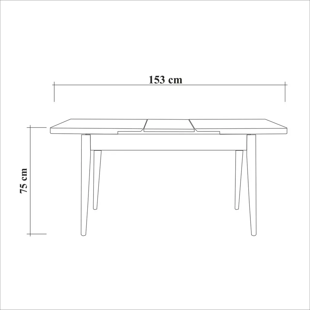 Petite Table Extensible 120x75 cm : Solution Salon et Salle à Manger - 5