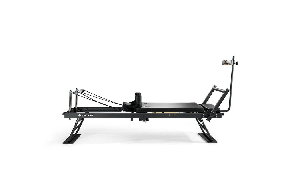 Pilates Reformer Pro – Klappbar – Schwarz - Mewave Produktbild 