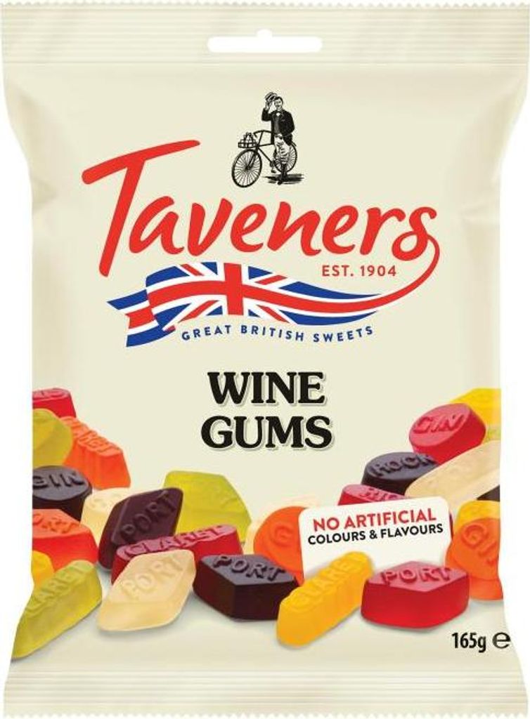 Taveners Wine Gums (165 gr) Productafbeelding 