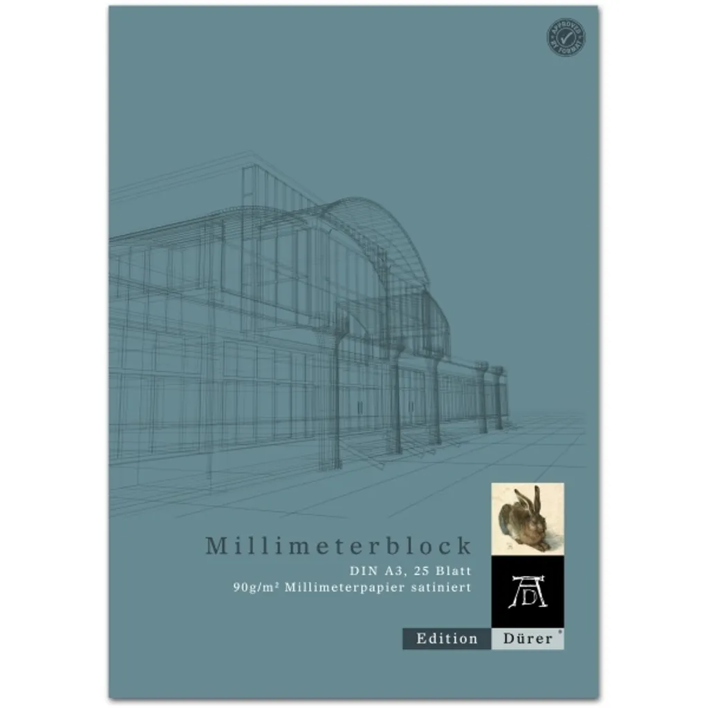 Papier millimétré A3 Edition DÜRER pour dessin technique et ingénierie