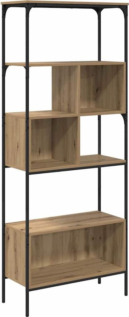 Bücherregal Artisan-Eiche 76 x 33 x 188,5 cm Holzwerkstoff