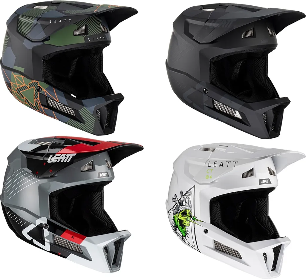 Casque Intégral VTT Leatt Gravity 2.0 Blanc Taille XL pour Downhill