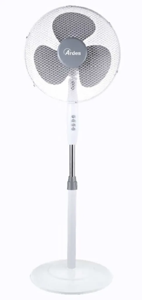 Fini la Chaleur avec le Ventilateur Ardes AR5BR40PB Blanc 3 Vitesses 40cm
