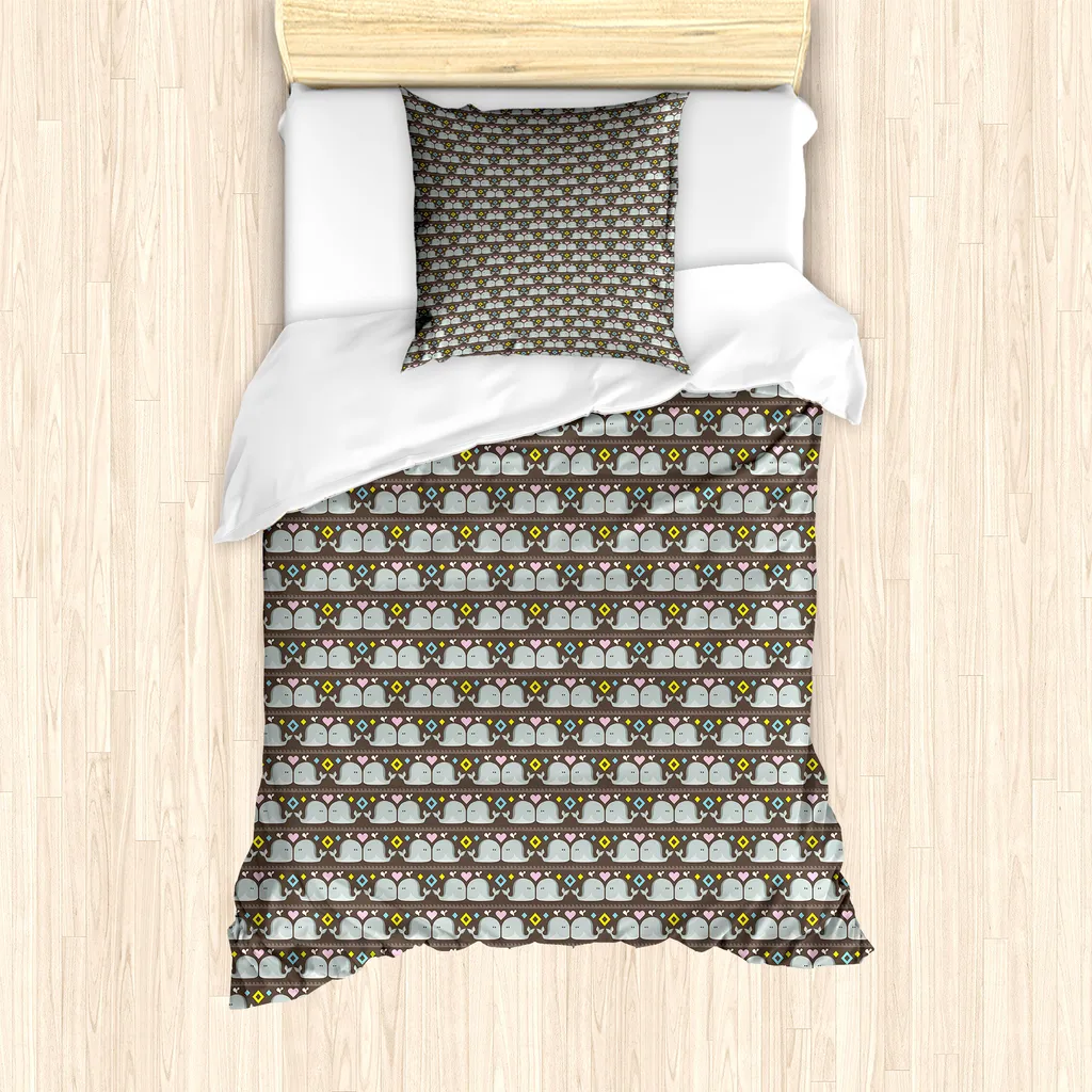 Set Letto Singolo ABAKUHAUS 135x200 Design Romantico e Divertente