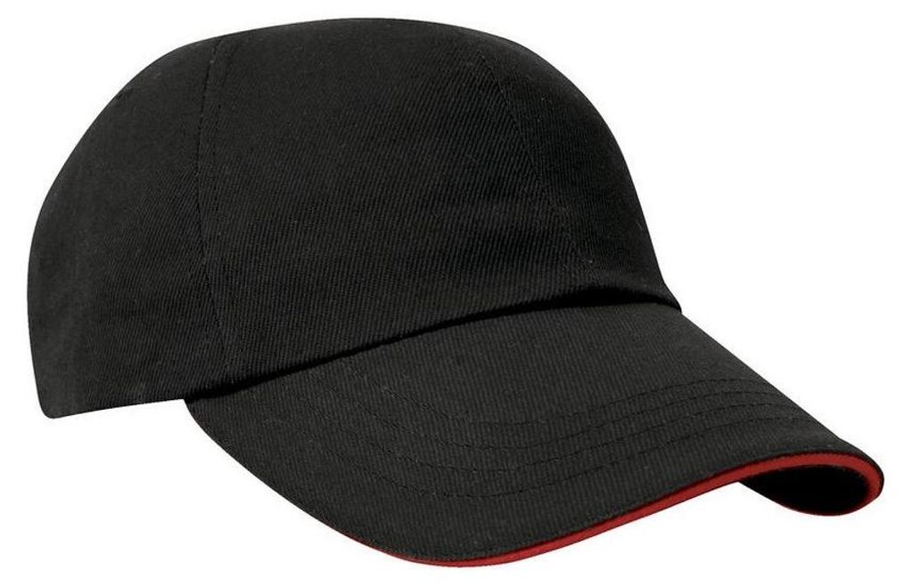 Result Headwear - Baseball-Mütze Schwere Qualität FK2077 (Einheitsgröße) (Schwarz/Rot)