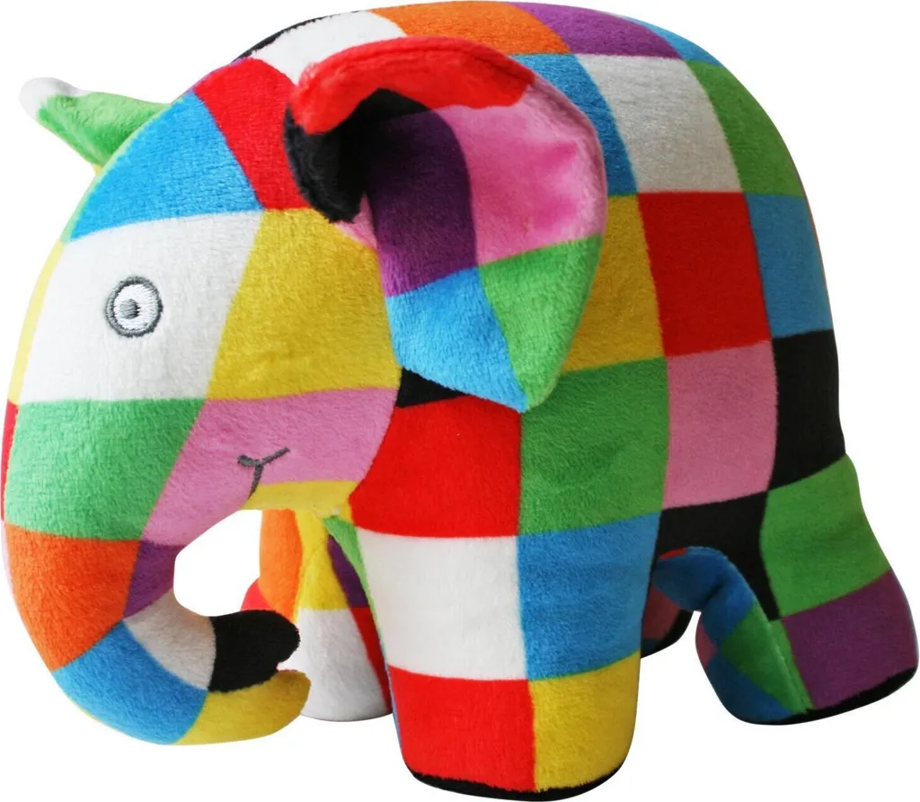 Peluche Éléphant Elmar en Tissu Gris - Doudou Doux Thienemann 500405