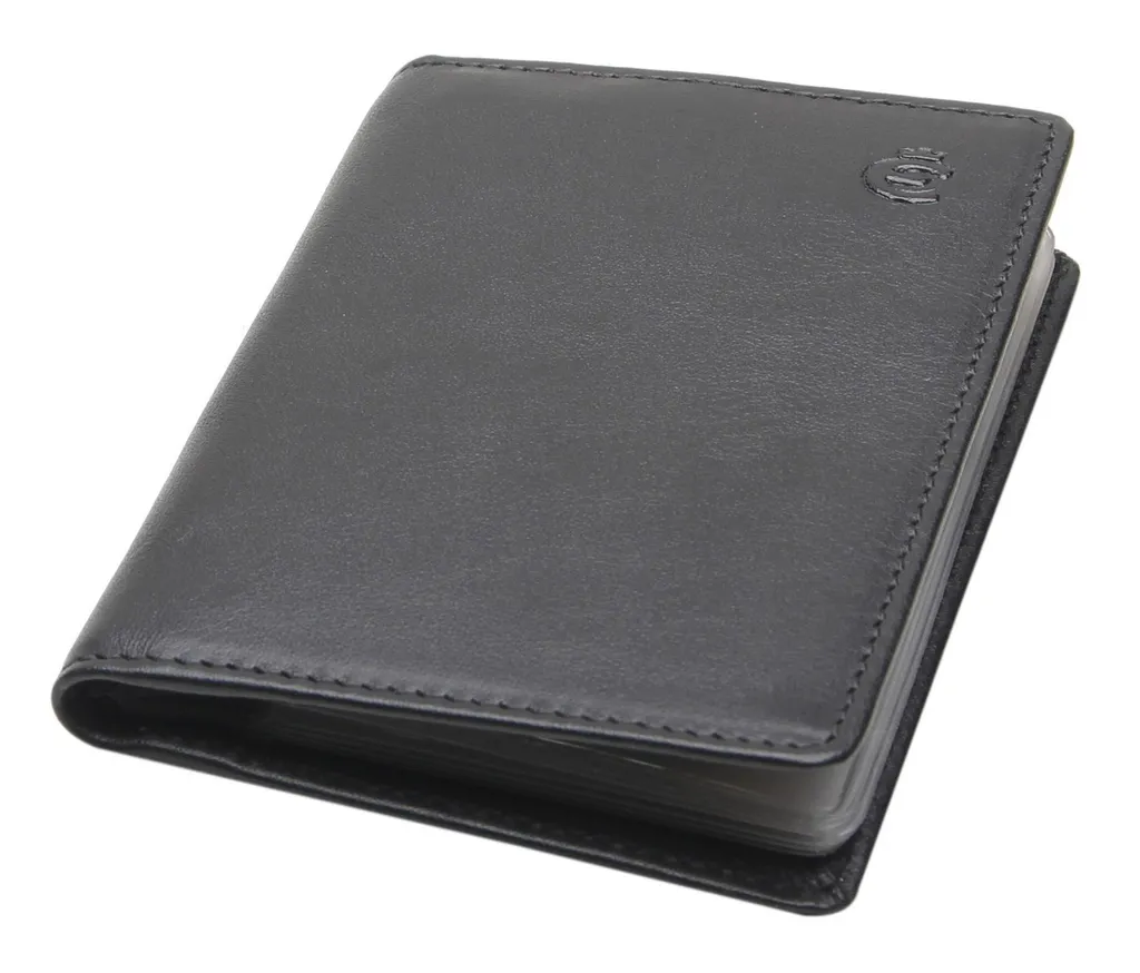 Esquire Identity Card Holder 39324900 - Custodia Porta Documenti In Pelle 9x12 Cm, Nero, Per Carte D'Identità E Credito