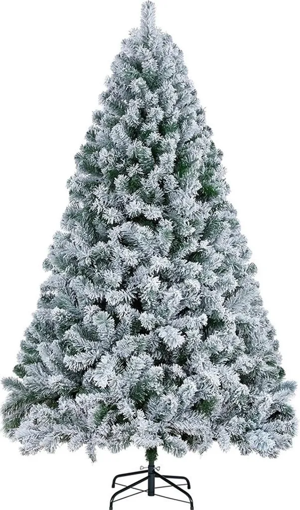 Arbre de Noël artificiel sans perte d'épines 1,5m avec pied en métal