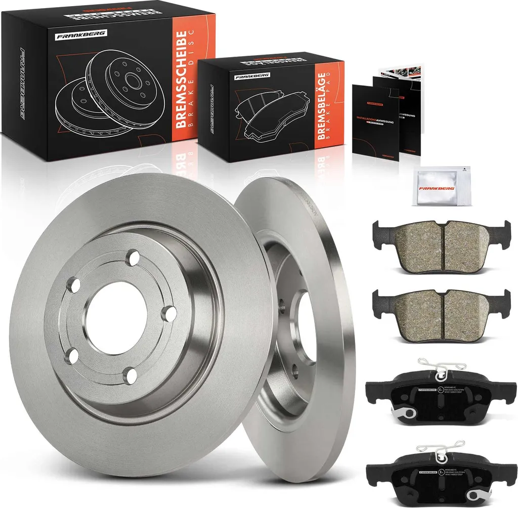 Kit Freinage Arrière Frankberg : Disques et Plaquettes pour Ford Focus IV