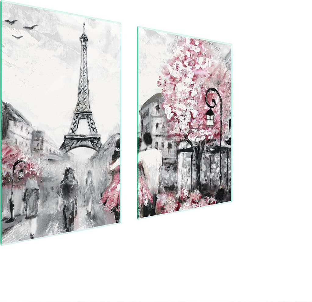 Glasschutzplatte Für Küche 65X52 Paris