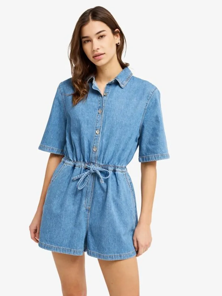 Short en Jean Roxy Real Tomorrow Denim Surf Wash S pour Femme Casual