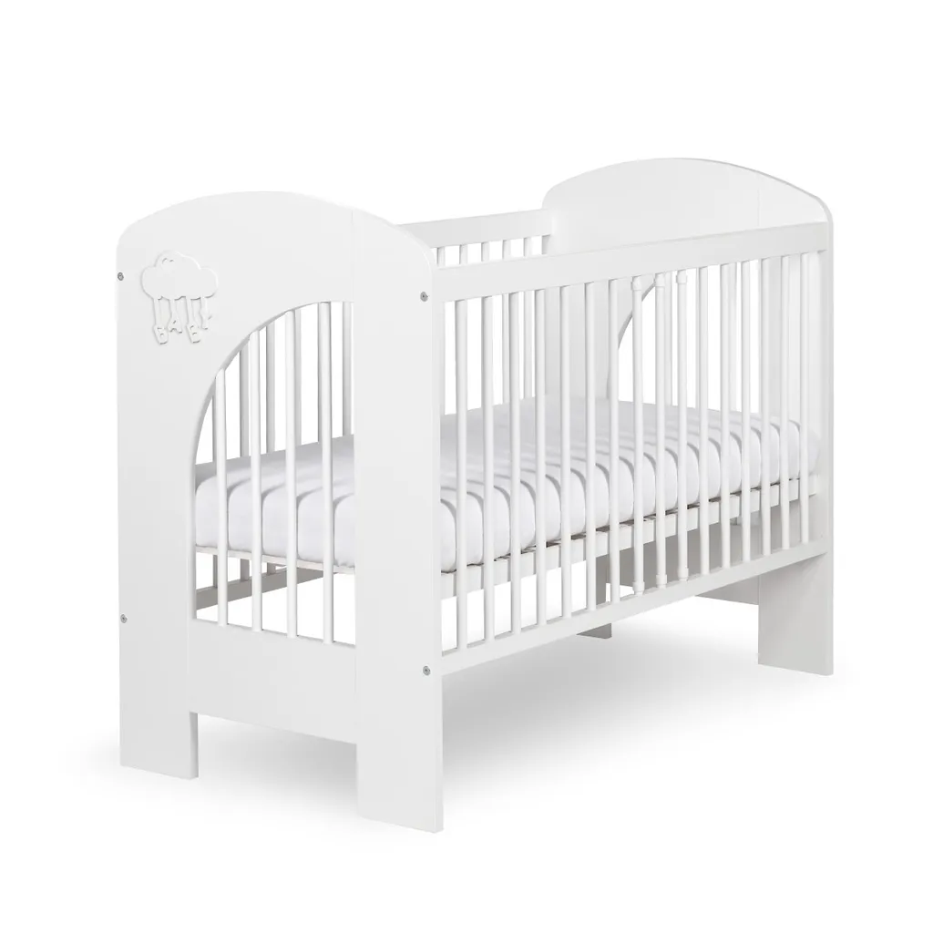 Lit enfant 60x120 KJESIA blanc - Mobilier de chambre bébé en bois