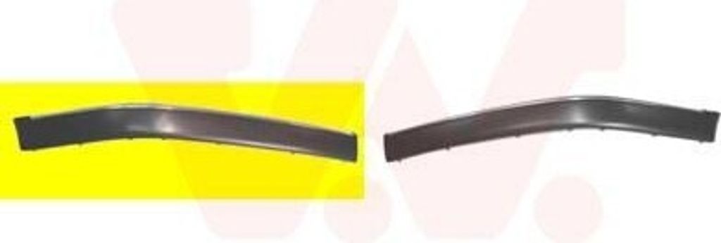 VAN WEZEL Zierleiste Stoßfänger Vorne Rechts passend für PEUGEOT 406 (8B) 406 Break (8E/F)