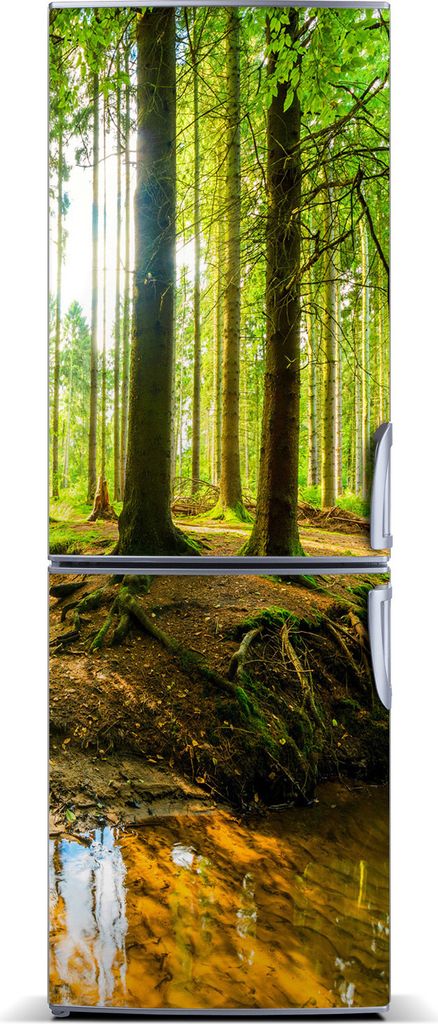Tulup Kühlschrankdekoration - Magnetmatte - 60 cm x 180 cm - Magnet auf dem Kühlschrank - Streamen In Lasi