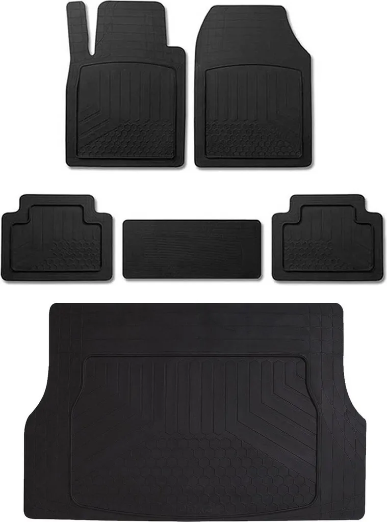 Accessori BYD Dolphin: Kit Tappetini 3D e Protezione Bagagliaio Nero